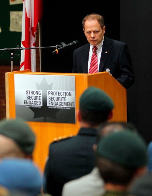 BORIS MINKEVICH / WINNIPEG FREE PRESS
Parliamentary Secretary to the Leader of the Government in the House of Commons Kevin Lamoureux talks about the  important investments in the Canadian Armed Forces Reserve Force, as part of Canadas new defence policy, at the Minto Armoury in Winnipeg, Manitoba. June 13, 2017
