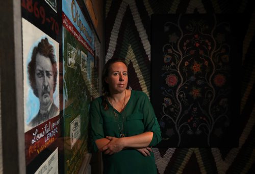 RUTH BONNEVILLE / WINNIPEG FREE PRESS

Portraits of Dr. Karine Duhamel, the curator of Indigenous content at the CMHR taken in Journeys exhibit area.  

The story is  about the way Canadians/Manitobans have celebrated Dominion/Canada Day throughout history, dating back to 1867. 
See Randy Turner story 

 
June 16, 2017
