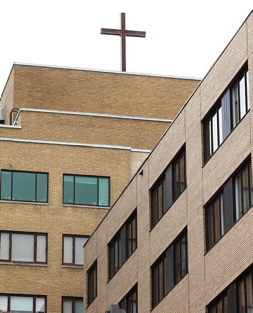 PHIL HOSSACK / WINNIPEG FREE PRESS  -.Cross on top of St Boniface Hospital.... -  June 16, 2017