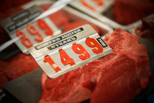JOHN WOODS / WINNIPEG FREE PRESS
Photos of the meat counter at Portage Avenue Food Fair Monday, June 19, 2017. A recent report finds that meat prices are expected to go up an additional 7-9% this year.

