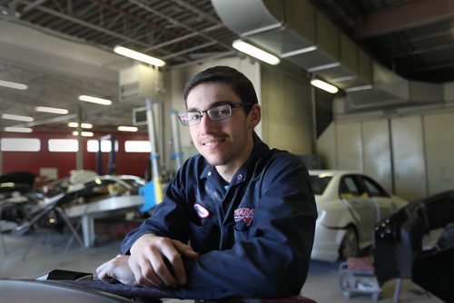 RUTH BONNEVILLE / WINNIPEG FREE PRESS

Feature 2017 Project: Thomas has his portrait taken during his final school days working at Meyer's Collision and Glass.  His future plans are to continue working and training in the  auto mechanic field.   Final photos of The class of 2017 students in their graduating year from Glenlawn Collegiate in 207.  See story on 13 year documentary on a group of students  who were documented and photographed from their 1st year in kindergarden in Windsor School to their graduating year in 2017 at Glenlawn Collegiate. 


June 20, 2017