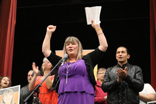 Canstar Community News June 13, 2017 - NDP candidate Bernadette Smith is the new MLA for Point Douglas. (LIGIA BRAIDOTTI/CANSTAR COMMUNITY NEWS/TIMES)