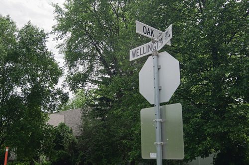 Canstar Community News June 13, 2017 - Derek Rolstone, a resident in the 100 block of Oak Street, is spearheading a campaign to commemorate Duff Roblin by having the street named in honour of him.  (DANIELLE DA SIVLA/SOUWESTER/CANSTAR)
