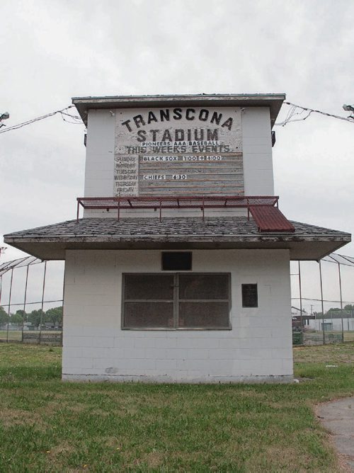 Canstar Community News The Transcona Stadium, on the corner of Wabasha St. and Kildare Avenue, is getting a facelift thanks to a number of grants from the city. (SHELDON BIRNIE/CANSTAR/THE HERALD)