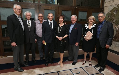 JASON HALSTEAD / WINNIPEG FREE PRESS

L-R: Shalom Residences Foundation lotttery committee members Allen Kraut, Zivy Chudnow, Richard Rothberg, Robert Paul, Elaine Paul (dinner chairperson), Frank Steele, Karen Leipsic and Peter Leipsic at the annual Shalom Residences Foundation lottery dinner fundraiser at Congregation Shaarey Zedek on June 20, 2017. (See Social Page)