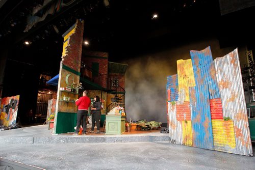 BORIS MINKEVICH / WINNIPEG FREE PRESS
Rainbow Stage stage project. Little Shop Of Horrors. This is a photo of the almost completed turntable build. June 16, 2017
