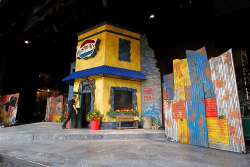 BORIS MINKEVICH / WINNIPEG FREE PRESS
Rainbow Stage stage project. Little Shop Of Horrors. This is a photo of the almost completed turntable build. June 16, 2017
