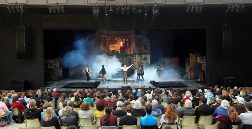 PHIL HOSSACK / WINNIPEG FREE PRESS  -  Rainbow Stage feature...... Set of Little Shop of Horrors.   -  June 21, 2017