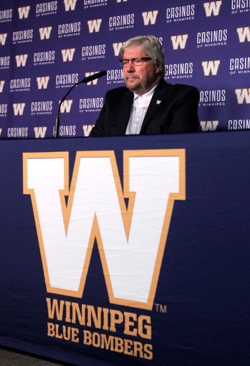 BORIS MINKEVICH / WINNIPEG FREE PRESS
2017 Winnipeg Blue Bomber Hall of Fame inductee Gene Dunn. Press conference at the Blue Bombers media room at IGF.  June 22, 2017
