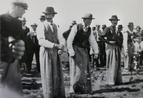 photo copy by WAYNE GLOWACKI / WINNIPEG FREE PRESS

Photograph from the Archives of Manitoba, (N5099) July 1, 1901 celebrations, races in Austin, Manitoba. Randy Turner story. June 23   2017