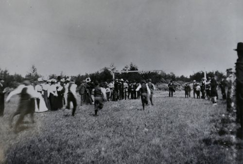 photo copy by WAYNE GLOWACKI / WINNIPEG FREE PRESS

Photograph from the Archives of Manitoba, (N5097) July 1, 1901 celebrations, foot races in Austin, Manitoba, Randy Turner story. June 23   2017