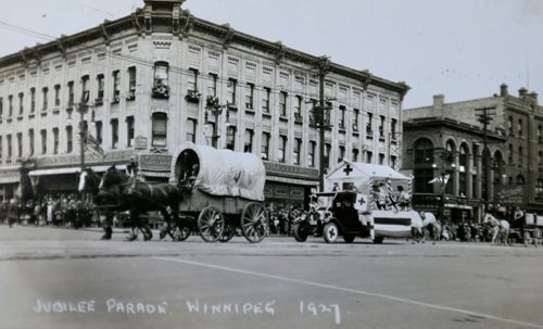 photo copy by WAYNE GLOWACKI / WINNIPEG FREE PRESS

From the Archives of Manitoba, (Events 34/39 ) The Red Cross and Ambulance Float in the  July 1, 1927  Diamond Jubilee Parade in Winnipeg. Randy Turner story. June 23   2017