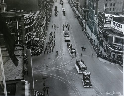 photo copy by WAYNE GLOWACKI / WINNIPEG FREE PRESS

Photo by Foote & James . From the Archives of Manitoba, (Events 34/6 N8289 ) The  July 1, 1927 60th Anniversary of Confederation Parade in Winnipeg. Randy Turner story. June 23   2017
