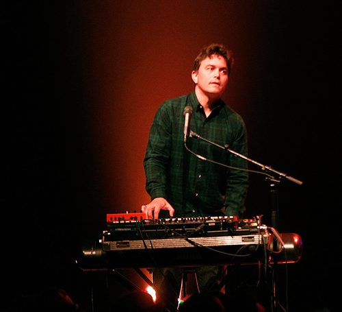 PHIL HOSSACK / WINNIPEG FREE PRESS  -   Wolf Parade's Spencer Krug on stage with the group Friday. Erin LeBar story. -  June 23, 2017