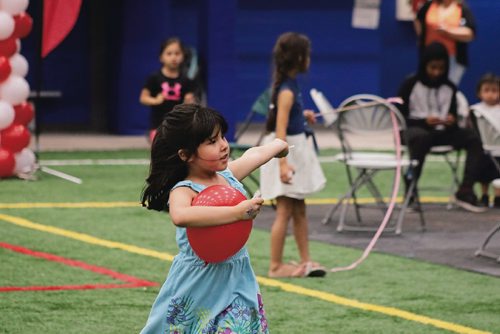 Canstar Community News June 8, 2017 - Riverbend School kinderarten student Samantha Parisian plays at the Seven Oaks School Division Canada 150 celebration. (LIGIA BRAIDOTTI/CANSTAR COMMUNITY NEWS/TIMES)