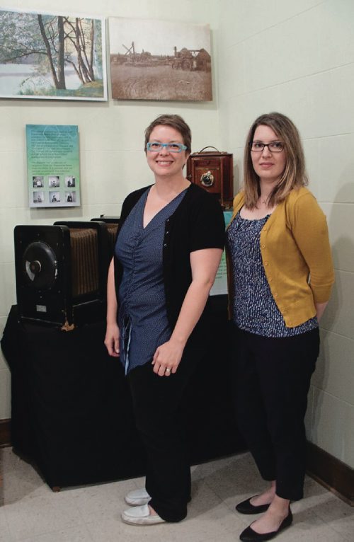 Canstar Community News The Transcona Museum's Alanna Horejda (left) and Jennifer Maxwell have planned an Amazing Race planned for the Park City for Canada Day. (SHELDON BIRNIE/CANSTAR/THE HERALD)