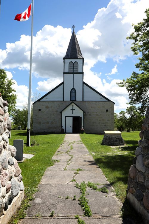 RUTH BONNEVILLE / WINNIPEG FREE PRESS

49.8 - Selkirk settlers / Peguis 
Outside Parish of St. Peter, Old Stone Church which was built for the first  indigenous Christian converts (Saulteaux Indians). Chief Peguis was the 1st  convert to Christianity.
Former Selkirk Mayor, Peguis First Nation member Bill Shead for a walkabout through 200 years of history on the grounds of Parish of St Peter   Old Stone Church with Olive Lillie.  
See Alex Paul story.  
 

June 22, 2017
