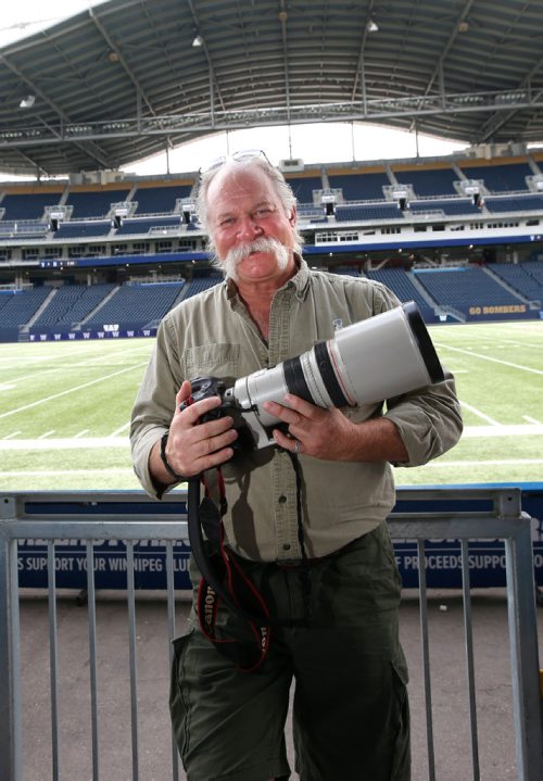 WAYNE GLOWACKI / WINNIPEG FREE PRESS

Winnipeg Free Press photographer Phil Hossack at IGF.   June 29   2017