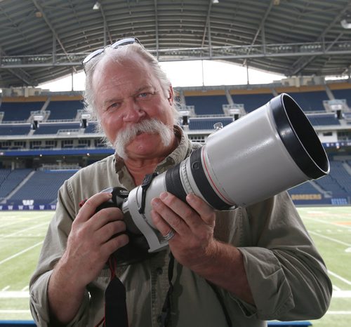 WAYNE GLOWACKI / WINNIPEG FREE PRESS
Winnipeg Free Press photographer Phil Hossack at IGF.   June 29   2017