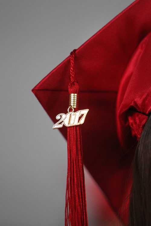 RUTH BONNEVILLE / WINNIPEG FREE PRESS

49.8 Feature: Class of  2017 Project:    
Photo of just 2017 tassel and cap from convocation ceremony.  

Final photos of The class of 2017 students (15),  on their graduation day from Glenlawn Collegiate.  Their convocation ceremony was held at The RBC Convention Centre on June 26th 2017 as well as their dinner and dance later that evening.  
See story on WFP's 13 year documentary on a group of students  who the Free Press followed and photographed from their 1st year in kindergarden in Windsor School to their graduating year in 2017 at Glenlawn Collegiate. 

See Doug Speirs story.  

June 26, 2017