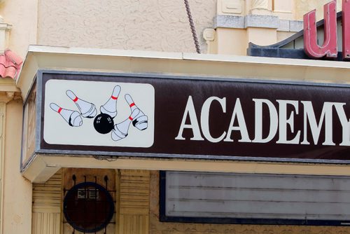 BORIS MINKEVICH / WINNIPEG FREE PRESS
FILE PHOTOS - Academy Uptown Lanes. Bowling lanes that are shutting down. Interesting features on the building. June 29, 2017
