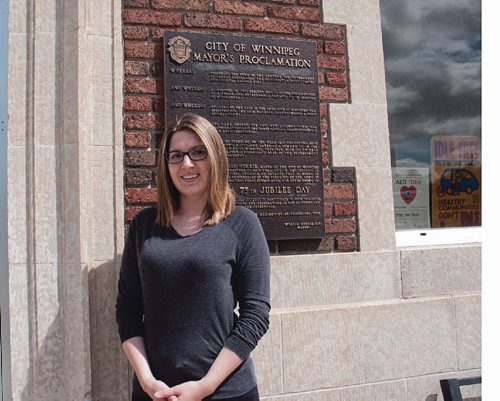 Canstar Community News Jennifer Maxwell is the assistant curator at the Transcona Historical Museum (141 Regent Ave. West). (SHELDON BIRNIE/CANSTAR/THE HERALD)