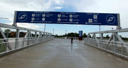 BORIS MINKEVICH / WINNIPEG FREE PRESS
Stadium Station at Investors Group Field. Opening of Stadium Station, the first piece of the Southwest Transitway Stage 2. This is a view of what people will see as they leave the stadium. CAROL SANDERS STORY. July 4, 2017
