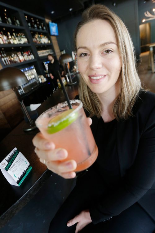 JOHN WOODS / WINNIPEG FREE PRESS
Melissa Mulder, general manager of Smith Restaurant at The Forks, says her restaurant is taking part in a "No-Straws" campaign during July where they will be providing plastic-free compostable straws and only when asked. Mulder and her restaurant were photographed Tuesday, July 4, 2017