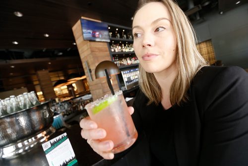 JOHN WOODS / WINNIPEG FREE PRESS
Melissa Mulder, general manager of Smith Restaurant at The Forks, says her restaurant is taking part in a "No-Straws" campaign during July where they will be providing plastic-free compostable straws and only when asked. Mulder and her restaurant were photographed Tuesday, July 4, 2017