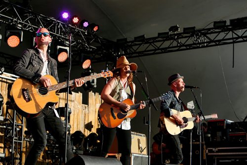 JUSTIN SAMANSKI-LANGILLE / WINNIPEG FREE PRESS
Americana artist Brandi Carlile and her band perform on the Main Stage Thursday at Folk Fest.
170706 - Thursday, July 06, 2017.