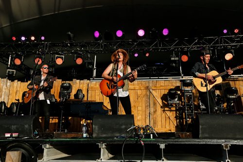 JUSTIN SAMANSKI-LANGILLE / WINNIPEG FREE PRESS
Americana artist Brandi Carlile and her band perform on the Main Stage Thursday at Folk Fest.
170706 - Thursday, July 06, 2017.