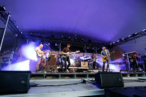 JUSTIN SAMANSKI-LANGILLE / WINNIPEG FREE PRESS
The Shins perform on the Main Stage at Folk Fest Thursday as the day one headliners.
170706 - Thursday, July 06, 2017.