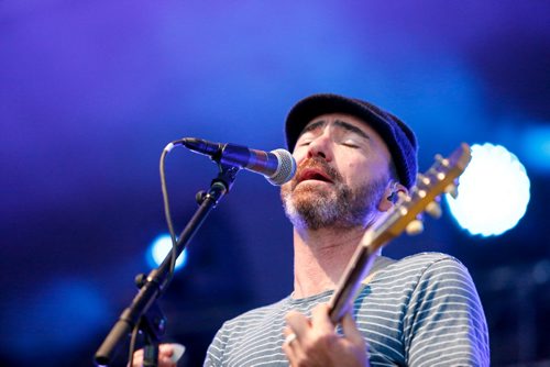 JUSTIN SAMANSKI-LANGILLE / WINNIPEG FREE PRESS
James Mercer performs with the rest of his band, The Shins on the Main Stage at Folk Fest Thursday.
170706 - Thursday, July 06, 2017.