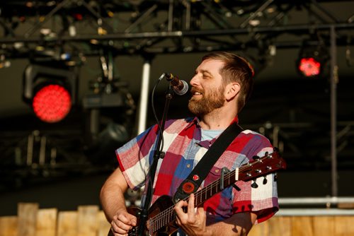 JUSTIN SAMANSKI-LANGILLE / WINNIPEG FREE PRESS
John K. Samson performs with The Winter Heat on the Main Stage Friday at Folk Fest.
170707 - Friday, July 07, 2017.