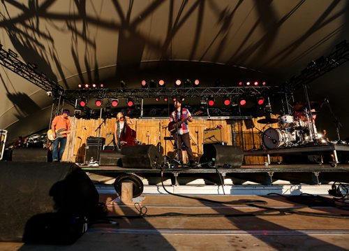 JUSTIN SAMANSKI-LANGILLE / WINNIPEG FREE PRESS
John K. Samson performs with The Winter Heat on the Main Stage Friday at Folk Fest.
170707 - Friday, July 07, 2017.
