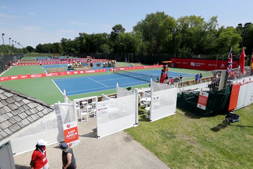TREVOR HAGAN / WINNIPEG FREE PRESS
The National Bank Challenger tennis tournament at the Winnipeg Lawn Tennis Club, Sunday, July 9, 2017.