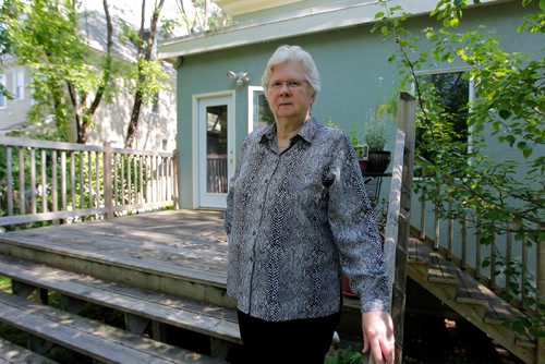 BORIS MINKEVICH / WINNIPEG FREE PRESS
9-11 widow Ellen Judd poses for a photo for Sanders story on Omar Khadr, and her take on the government of Canadas handling of him. She lost her spouse Christine Egan to terrorism and thinks Khadr's rights were violated. Carol Sanders story.  July 13, 2017