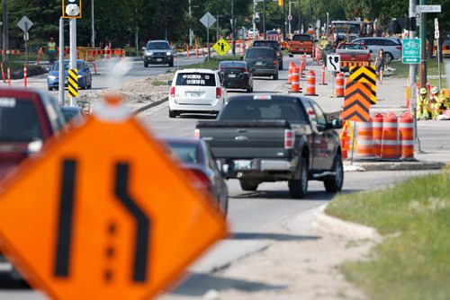 JOHN WOODS / WINNIPEG FREE PRESS
Underpass and infrastructure construction at the intersection of Waverley and Taylor in Winnipeg, photographed Tuesday, July 18, 2017, will interfere with Canada Games traffic.