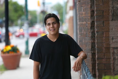 WAYNE GLOWACKI / WINNIPEG FREE PRESS
Matthew Shorting, a former ward of Child and Family Services who now works in restorative justice. I talked to him about the link between CFS and criminal justice. Katie May story July 19 2017