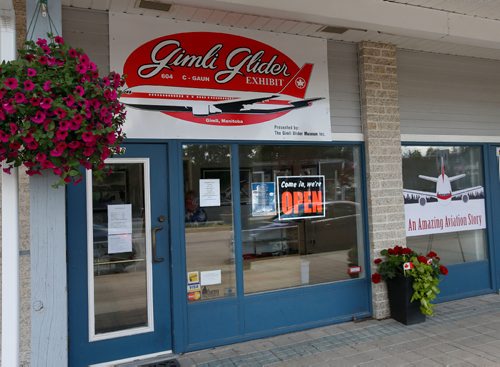 WAYNE GLOWACKI / WINNIPEG FREE PRESS
The exterior of the Gimli Glider Exhibit in Gimli Manitoba. Kevin Rollason story.July 18 2017
