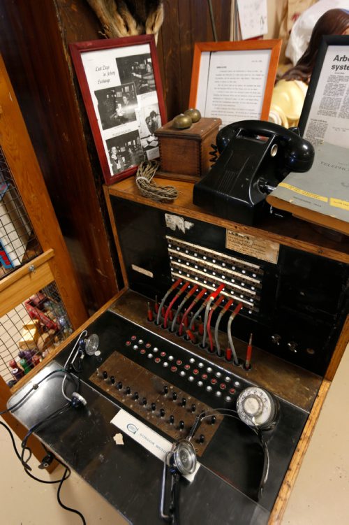 WAYNE GLOWACKI / WINNIPEG FREE PRESS

A telephone switcboard on display in the Arborg & District Multicultural Heritage Village Interpretive Centre in Arborg, Manitoba. Kevin Rollason story. July 18   2017