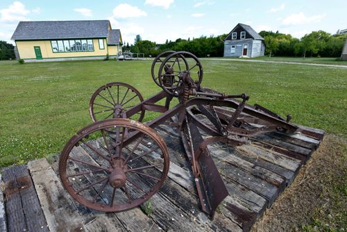 WAYNE GLOWACKI / WINNIPEG FREE PRESS

An old road grader on display at the Arborg & District Multicultural Heritage Village in Arborg, Manitoba. Kevin Rollason story. July 18   2017