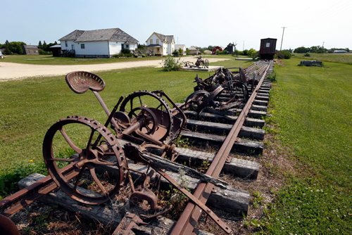 WAYNE GLOWACKI / WINNIPEG FREE PRESS

Early farm machinery at the Arborg & District Multicultural Heritage Village in Arborg, Manitoba. Kevin Rollason story.July 18   2017