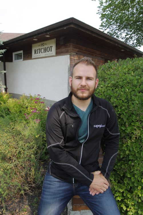 BORIS MINKEVICH / WINNIPEG FREE PRESS
New mayor of Ritchot, 29-year-old Chris Ewen, poses for a photo at RM office in St. Adolphe, MB.  BILL REDEKOP STORY. July 20, 2017