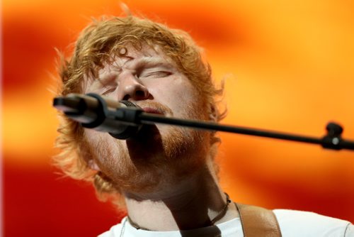 TREVOR HAGAN / WINNIPEG FREE PRESS
Ed Sheeran performs to a sold out crowd at Bell MTS Place, Saturday, July 22, 2017.