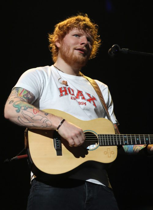 TREVOR HAGAN / WINNIPEG FREE PRESS
Ed Sheeran performs to a sold out crowd at Bell MTS Place, Saturday, July 22, 2017.