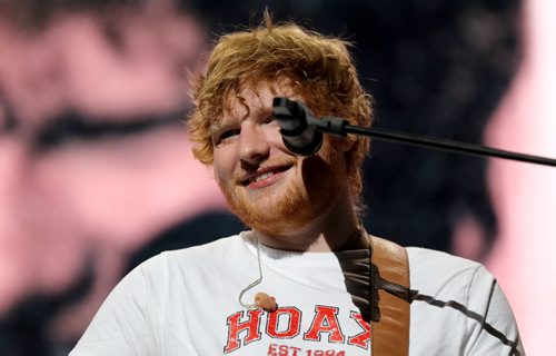 TREVOR HAGAN / WINNIPEG FREE PRESS
Ed Sheeran performs to a sold out crowd at Bell MTS Place, Saturday, July 22, 2017.