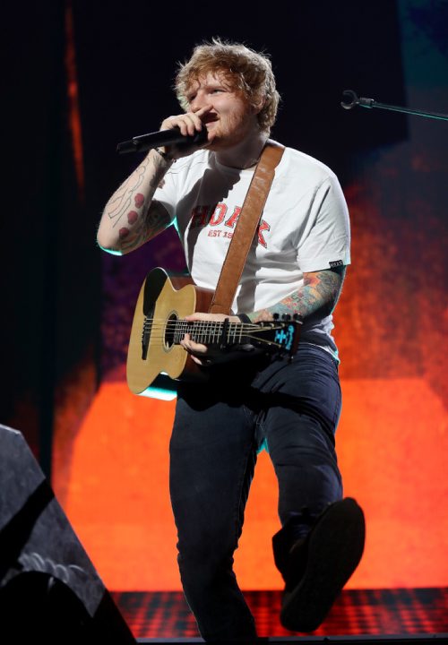 TREVOR HAGAN / WINNIPEG FREE PRESS
Ed Sheeran performs to a sold out crowd at Bell MTS Place, Saturday, July 22, 2017.