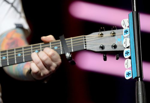 TREVOR HAGAN / WINNIPEG FREE PRESS
Ed Sheeran performs to a sold out crowd at Bell MTS Place, Saturday, July 22, 2017.