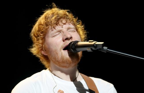 TREVOR HAGAN / WINNIPEG FREE PRESS
Ed Sheeran performs to a sold out crowd at Bell MTS Place, Saturday, July 22, 2017.